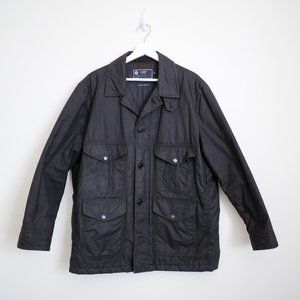 J.Crew British Millerain Black Langham Jacket size Large